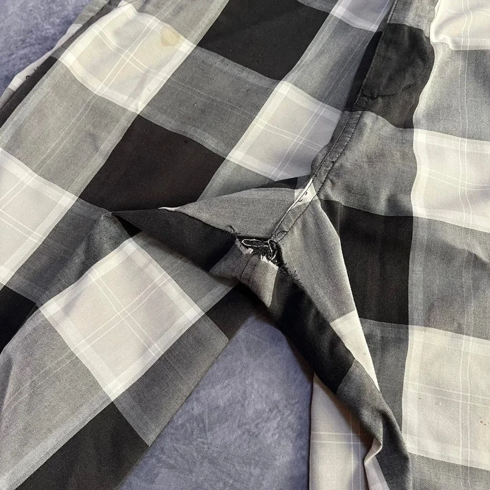 Y2K 2000s Grunge Indie Skater Workwear Streetwear Hip Hop Baggy Plaid Shorts
